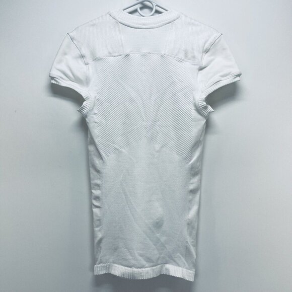 Adidas Shirt Size L Mens Techfit Primeknit White Football Jersey Training New - Picture 9 of 9